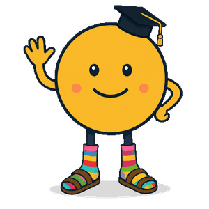 Doučík — maskot, který mává