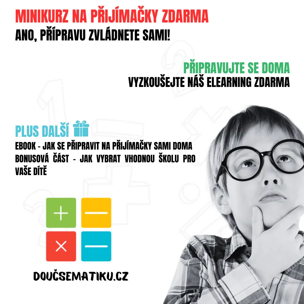 Připravte se na přijímačky z matematiky zdarma!