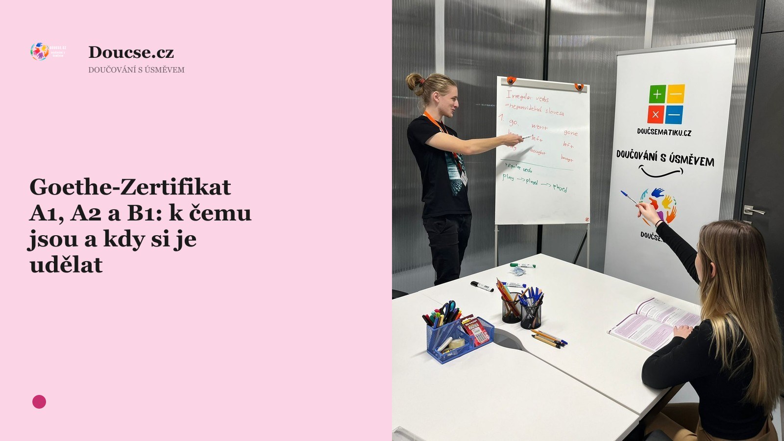 Goethe-Zertifikat A1, A2 a B1: k čemu jsou a kdy si je udělat