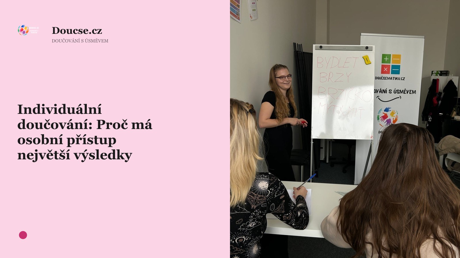 Individuální doučování: Proč má osobní přístup největší výsledky