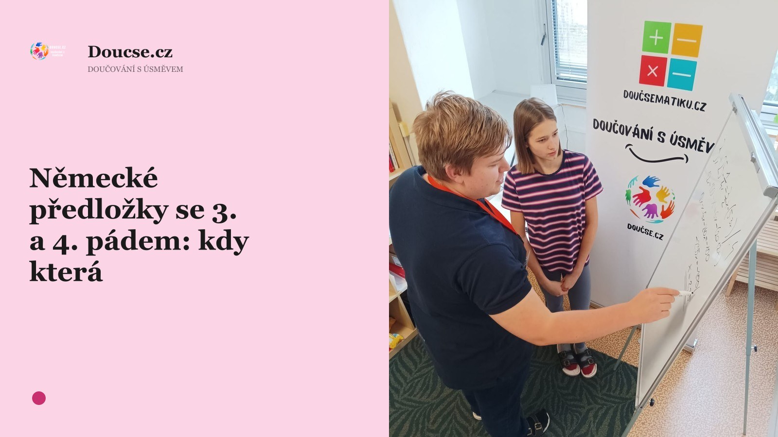Německé předložky se 3. a 4. pádem: kdy která
