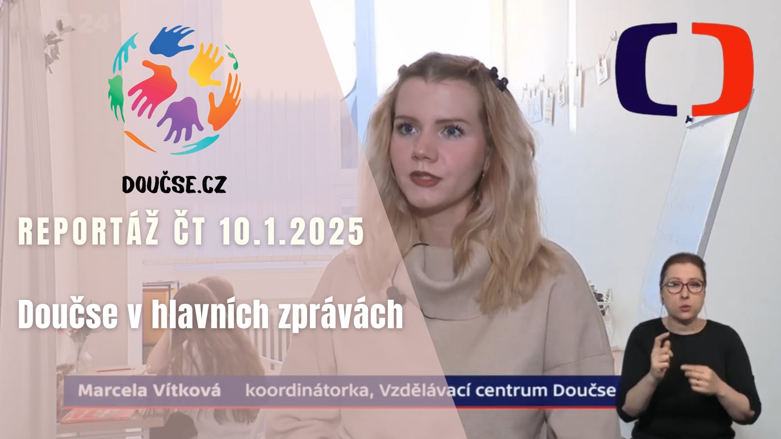 Reportáž o nás v ČT1