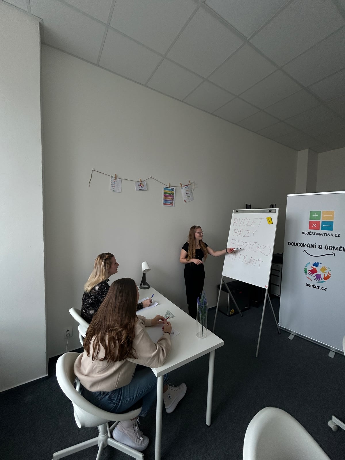 Naše učebna — široký záběr